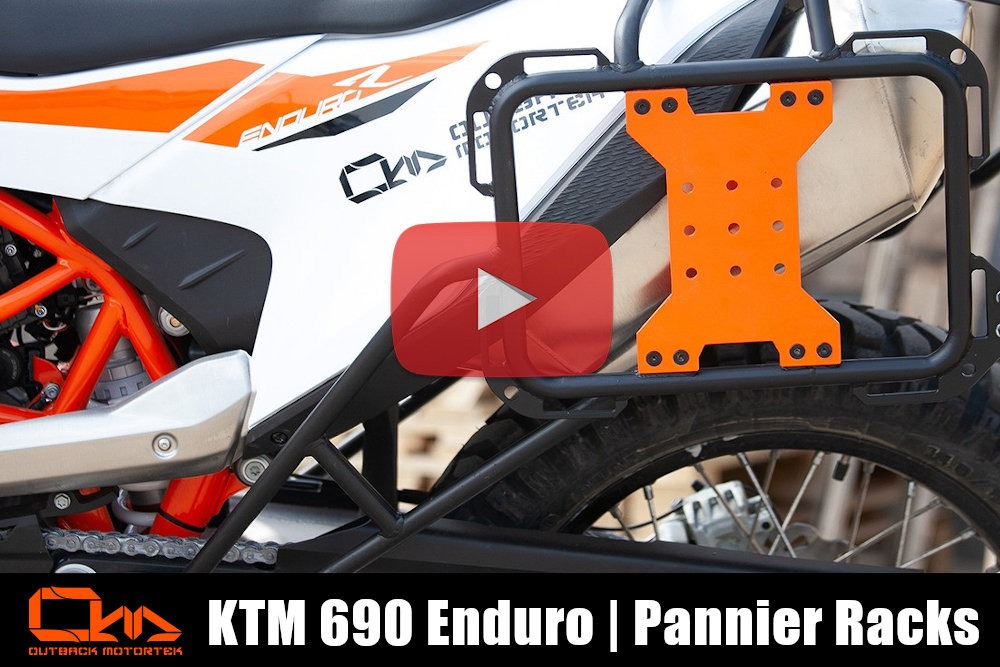 KTM 690 Enduro R Soporte de Maletas Installation