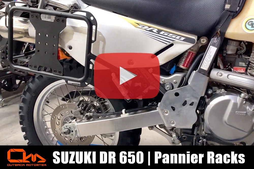 Suzuki DR 650 Soporte de Maletas Installation