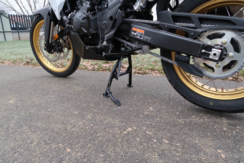 Mantt Motorcycle Center Kickstand For Honda XL750 Transalp 2022-2024 – Black Steel Main Stand