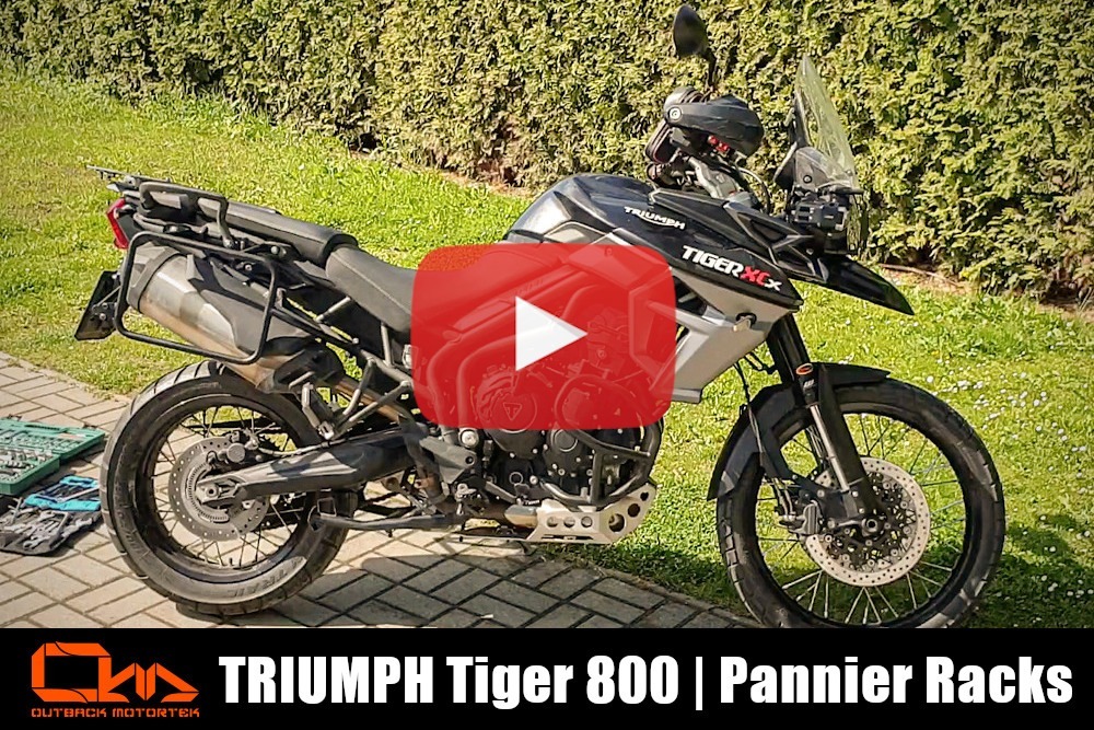 Triumph Tiger 800 Soporte de Maletas Installation