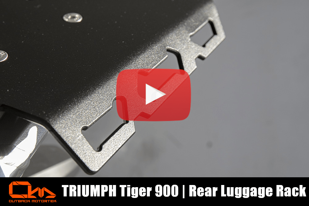 Triumph Tiger 900 Rear Luggage Rack Installation